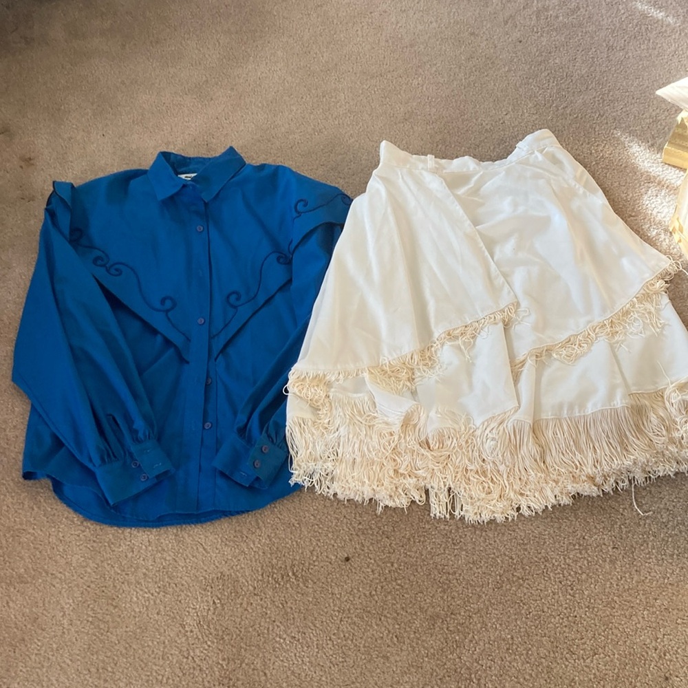 Western Collection womens blouse and Skirt 8